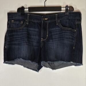 Old Navy Diva Dark Denim Cut Off Jean Shorts size 12